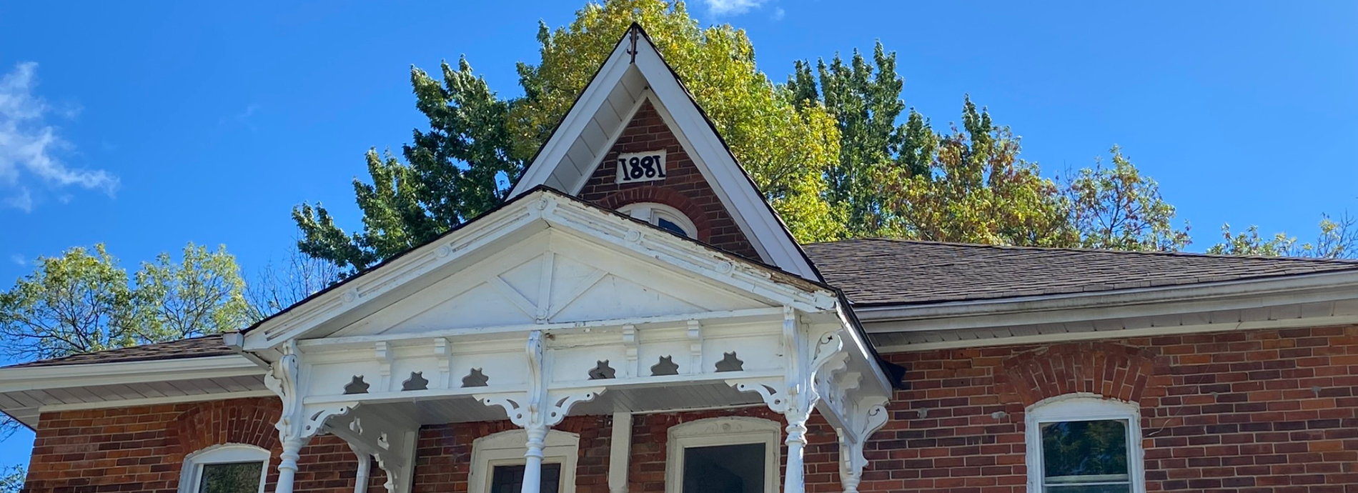 peak and roof of house in Coldwater