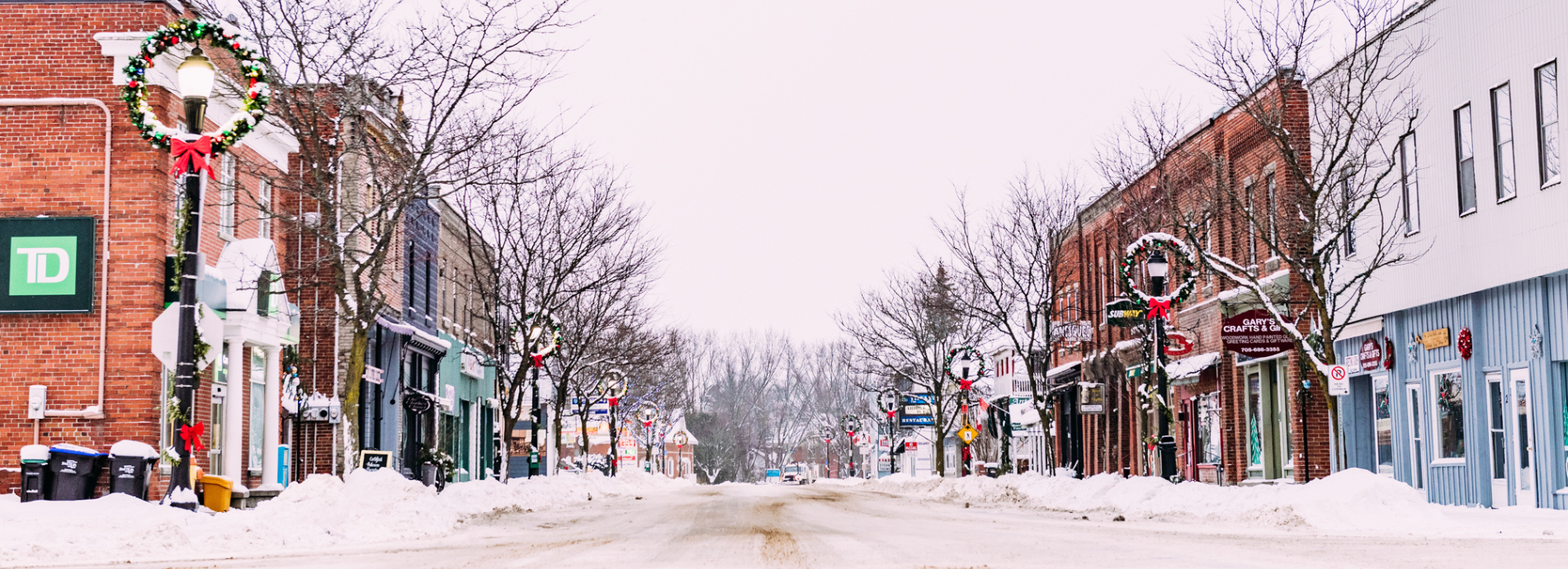 downtown Coldwater during the holiday season