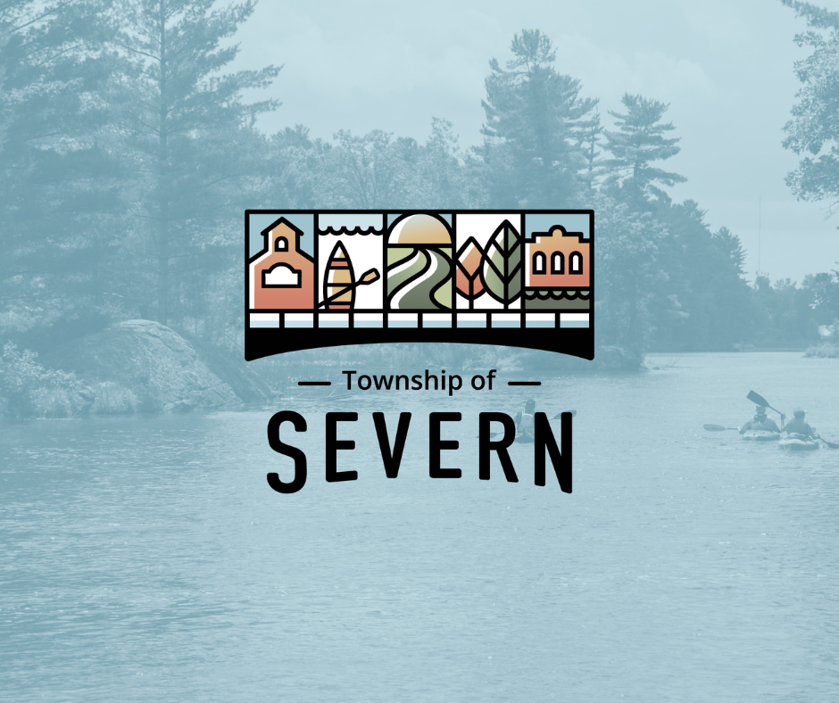 Township of Severn logo and natural background