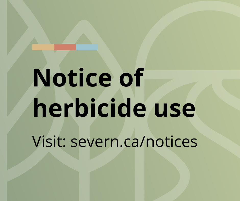 Notice of herbicide use