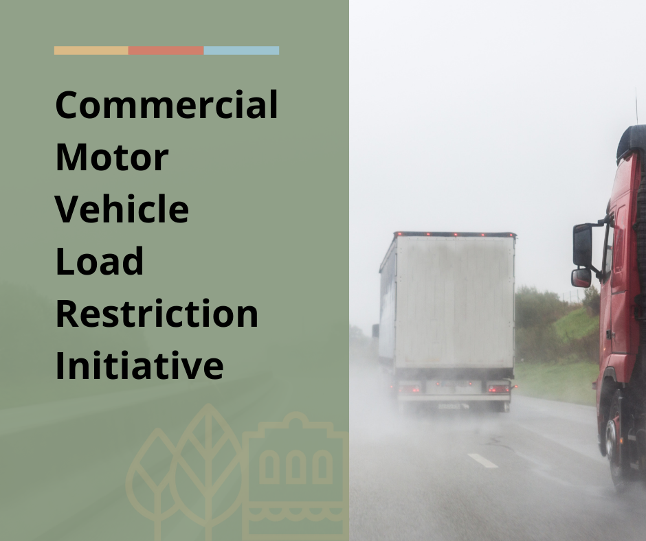 Commercial vehicle load restriction initiative