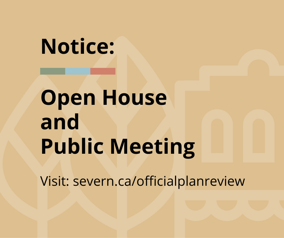Notice of Open House and Public Meeting for the draft new Official Plan