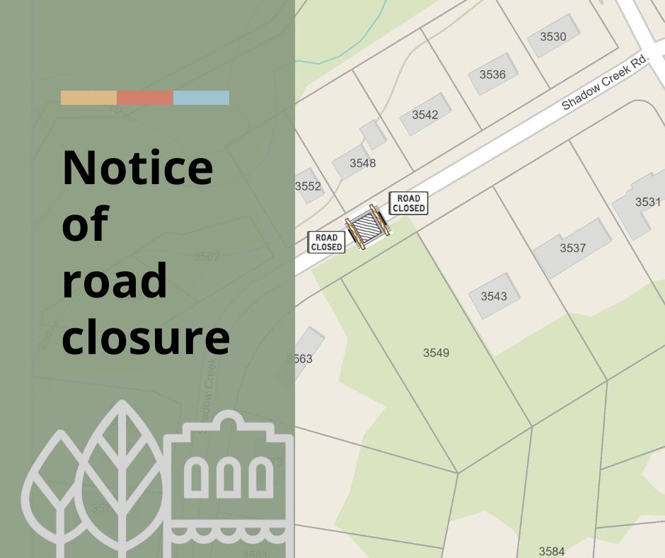 Notice of road closure
