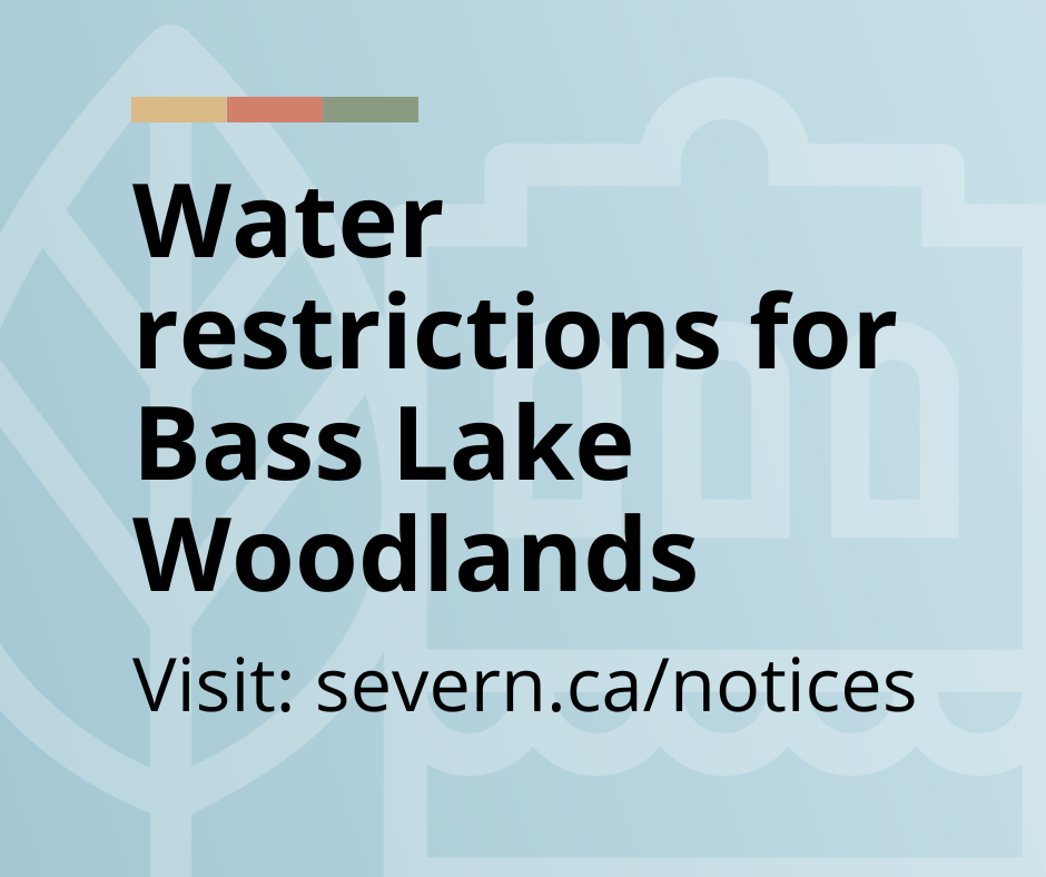 Water restrictions for Bass Lake Woodlands effective May 26