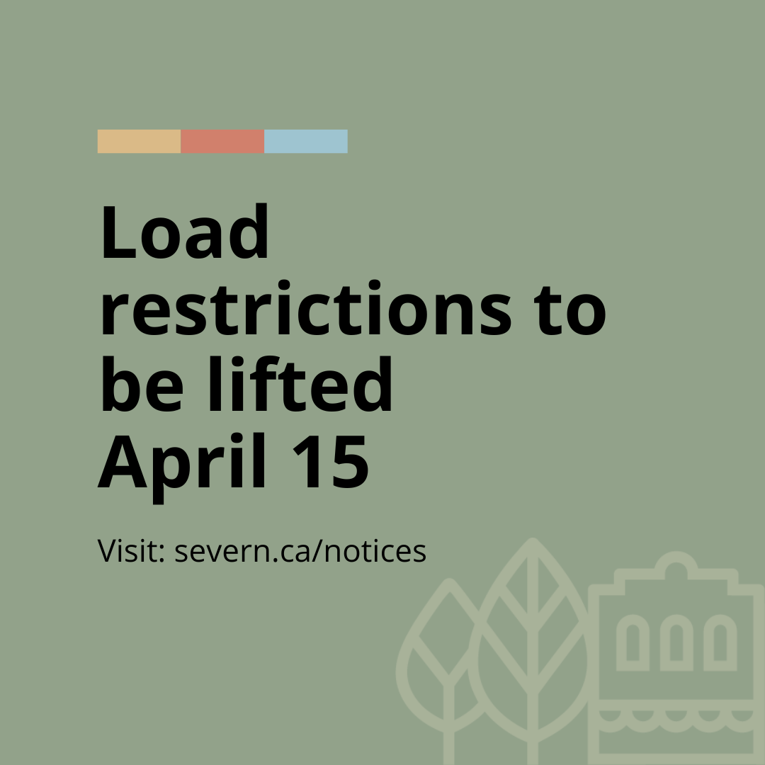 Road restrictions to be lifted April 15