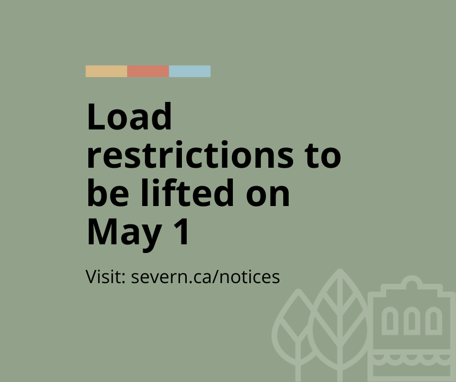 Road restrictions to be lifted on May 1