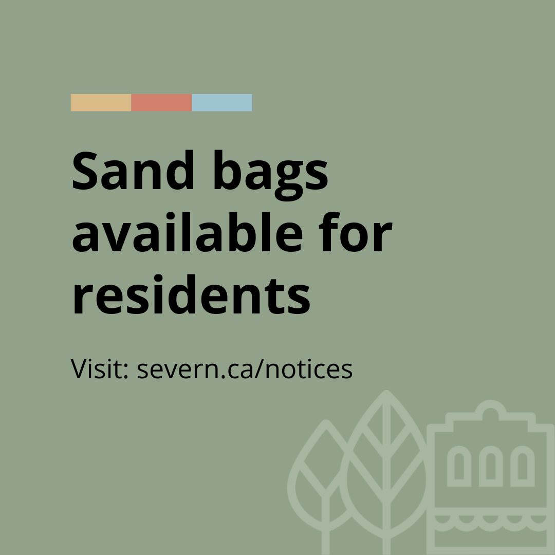 Sand bags available for residents