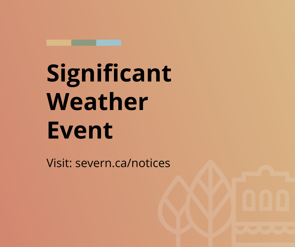 Severn declares a Significant Weather Event