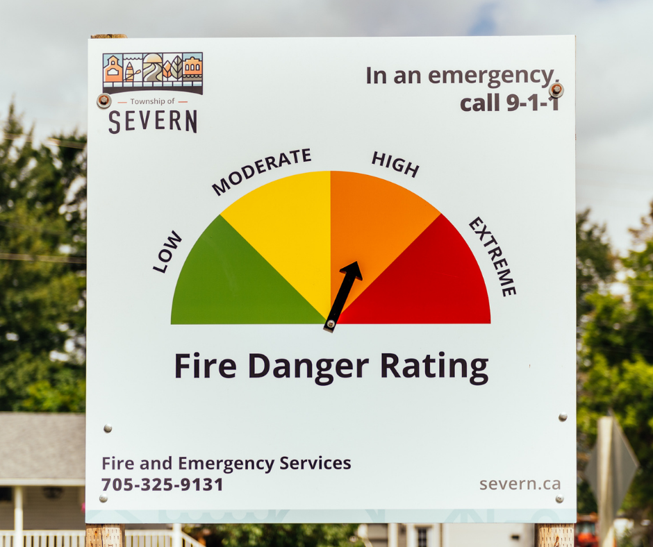Fire danger rating set at high