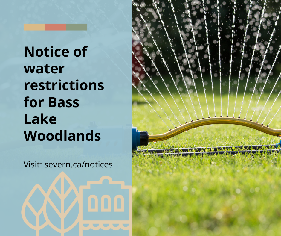 Water restrictions for Bass Lake Woodlands effective May 24