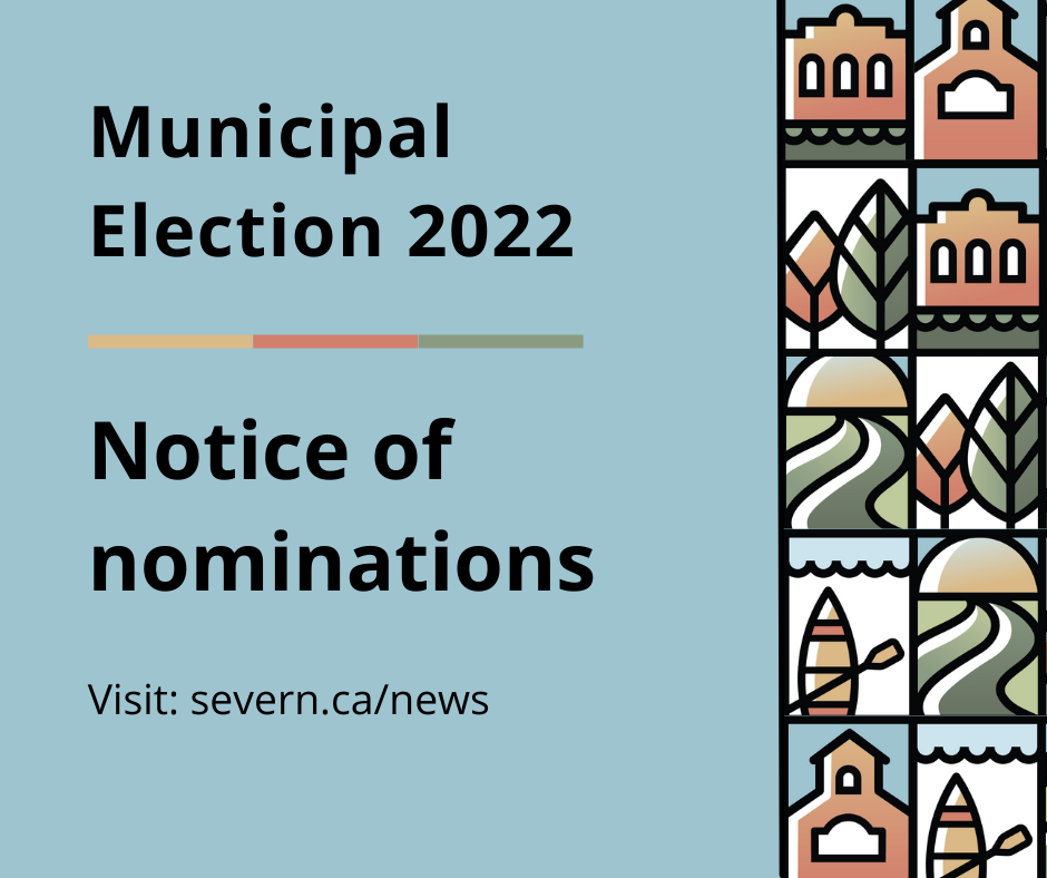Notice of nominations for the 2022 Municipal Election
