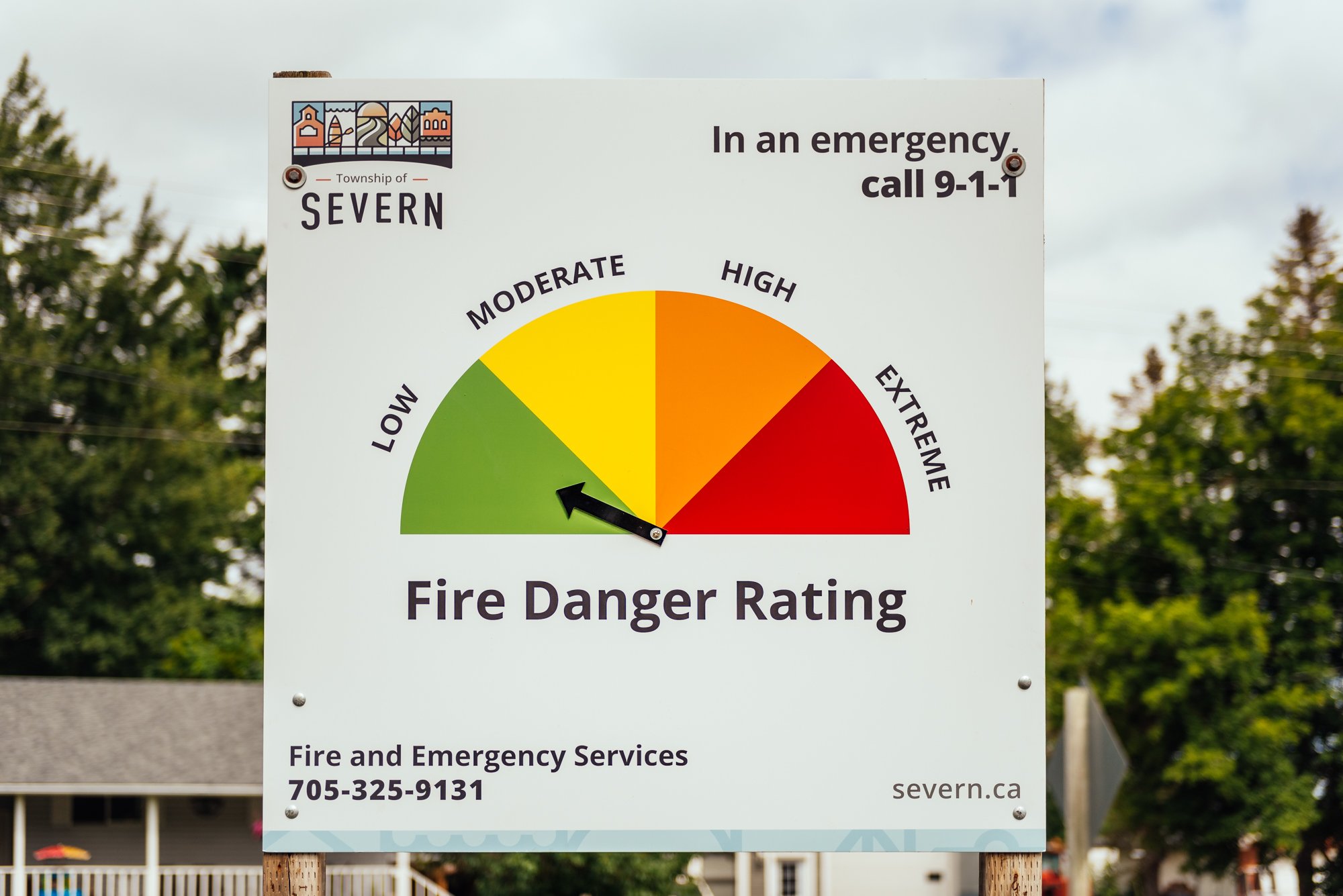 Fire danger rating set at low