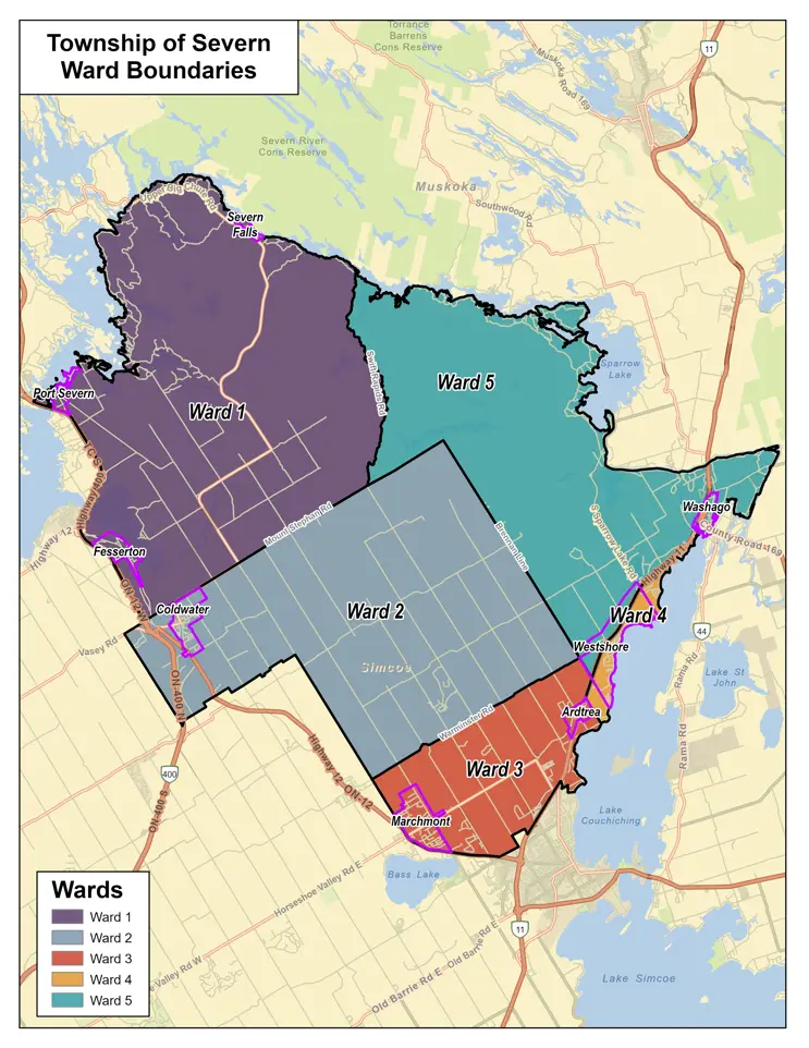 Revised ward boundary structure approved by Council on June 25, 2025