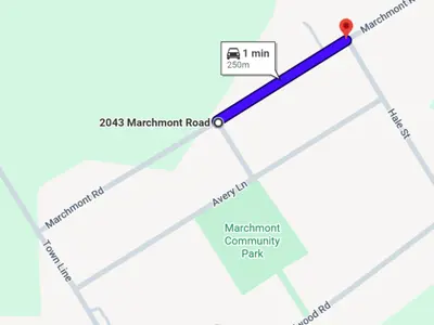 Map of the work area