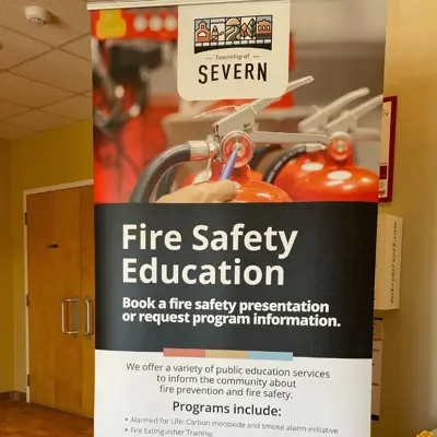 Fire Safety educational banner